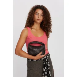 ADAX Salerno shoulder bag Madelaine Dark brown