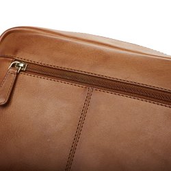 pia ries taske cross body cognac