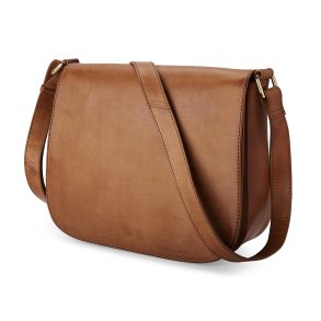 pia ries taske stor jagttaske retro cognac