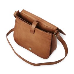 pia ries taske stor jagttaske retro cognac