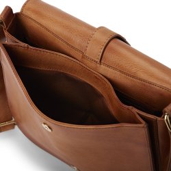 pia ries taske stor jagttaske retro cognac