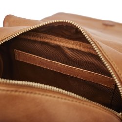 pia ries taske cross body cognac