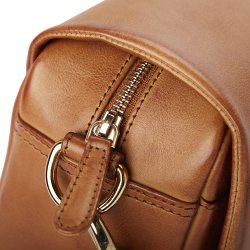 pia ries taske cross body cognac