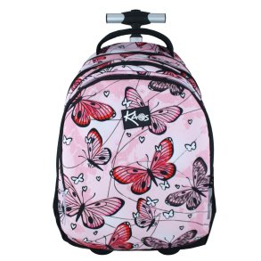 KAOS skoletaske p� hjul. tilly trolley 2 i 1