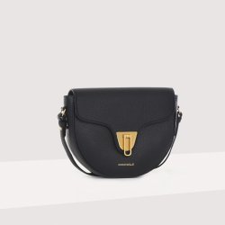 COCCINELLE skulder taske i skind sort