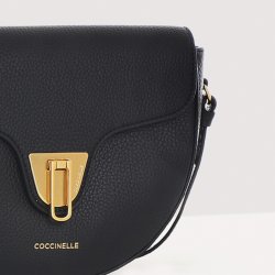 COCCINELLE skulder taske i skind sort