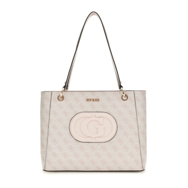 Guess Mietta shopper dove/logo/stone