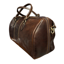 Eksklusiv weekendtaske/sportstaske i italiensk kalveskind
