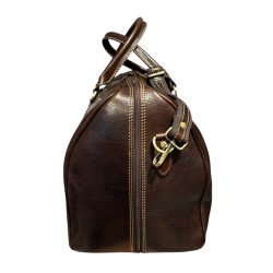 Eksklusiv weekendtaske/sportstaske i italiensk kalveskind