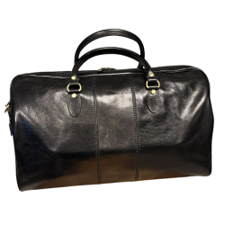 Eksklusiv weekendtaske/sportstaske i italiensk kalveskind