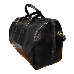 Eksklusiv weekendtaske/sportstaske i italiensk kalveskind