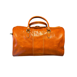 Eksklusiv weekendtaske/sportstaske i italiensk kalveskind