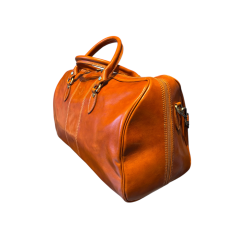 Eksklusiv weekendtaske/sportstaske i italiensk kalveskind