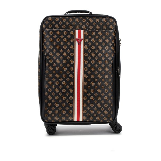 GUESS KUFFERT MELLEM WILDER TRAVEL. MOCHA LOGO