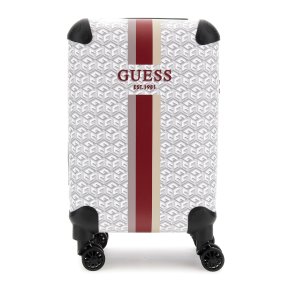 GUESS WILDER TRAVEL KUFFERT kabine 32 liter STONE LOGO