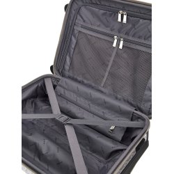 GUESS WILDER TRAVEL KUFFERT kabine 32 liter STONE LOGO