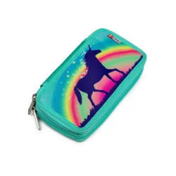 JEVA penalhus Twozip Rainbow Unicorn Candy