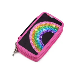 penalhus Twozip Rainbow Glitter
