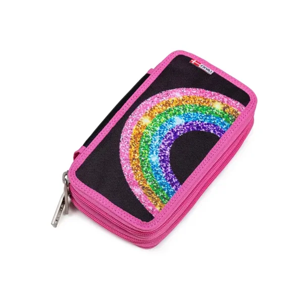 penalhus Twozip Rainbow Glitter