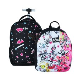 KAOS skoletaske p hjul. flightheard trolley 2 i 1