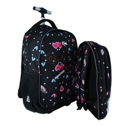 KAOS skoletaske p hjul. flightheard trolley 2 i 1