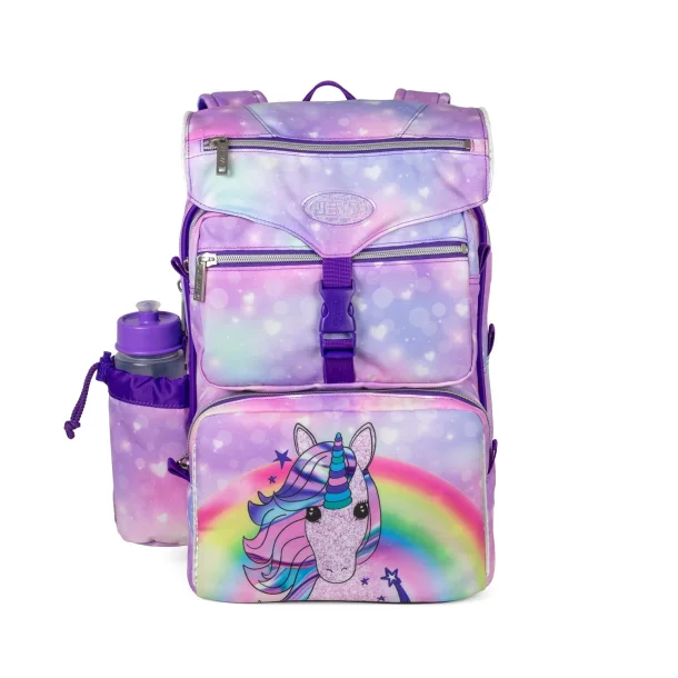 JEVA Unicorn BEGINNERS skoletaske til 0.-2. kl.