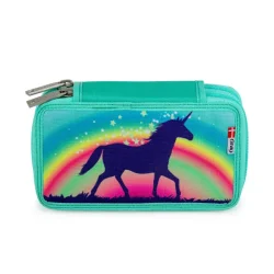 JEVA penalhus Twozip Rainbow Unicorn Candy