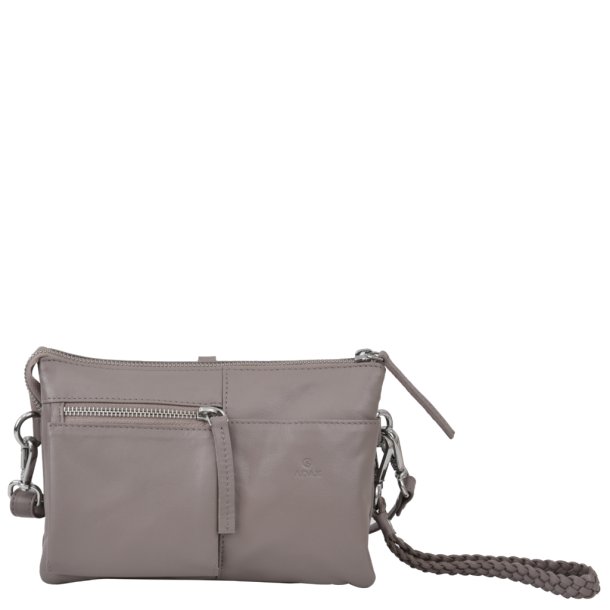 ADAX taske amalfi combi clutch oxana taupe