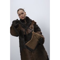 ADAX  Rozzano shoulder bag Lilly Chocolate