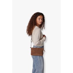 ADAX  Rozzano shoulder bag Lilly Chocolate