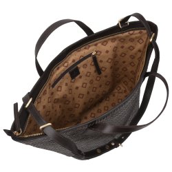 ADAX Lucca shopper Flora Dark brown
