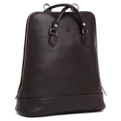 ADAX cormorano backpack lina dark brown