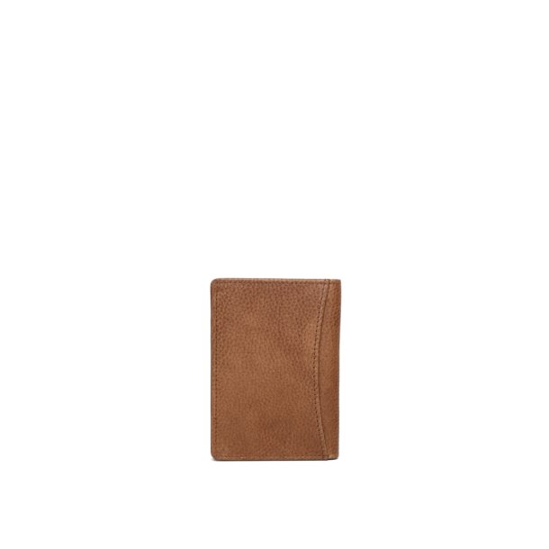 ADAX pung Napoli credit card holder Cognac