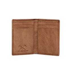 ADAX pung Napoli credit card holder Cognac